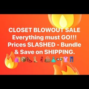 🔥🔥🔥Closet BLOWOUT Sale🔥🔥🔥